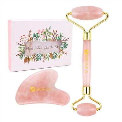 Set de cadou Jade Face Roller și Gua Sha de înaltă calitate