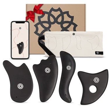 Set mare de instrumente de masaj Gua Sha