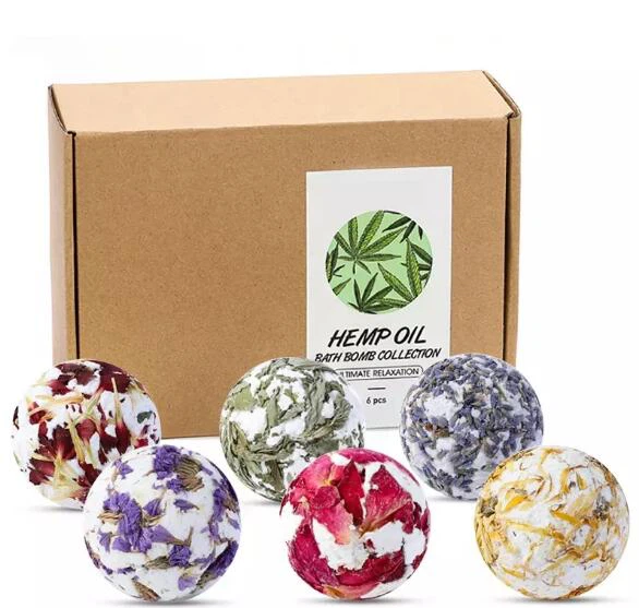 Bombe de baie cu flori uscate