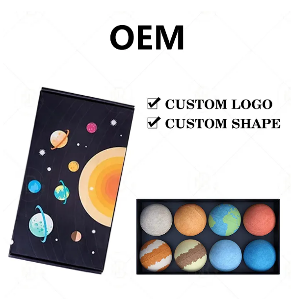 Bombă de baie cu sistem solar