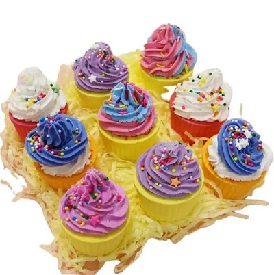 Bombe de baie cu cupcake