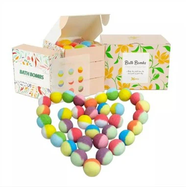 Bombe mini de baie înfășurate individual