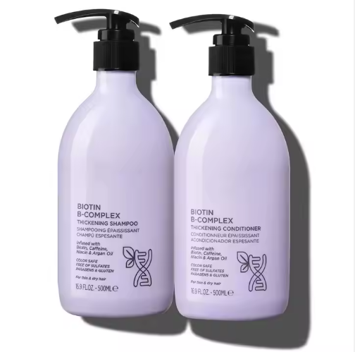 Set complex de șampon și balsam pentru biotină